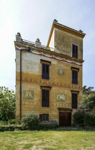 Villa Mazzanti a Roma, Fotografie della villa e del parco. Foto © Archweb.com