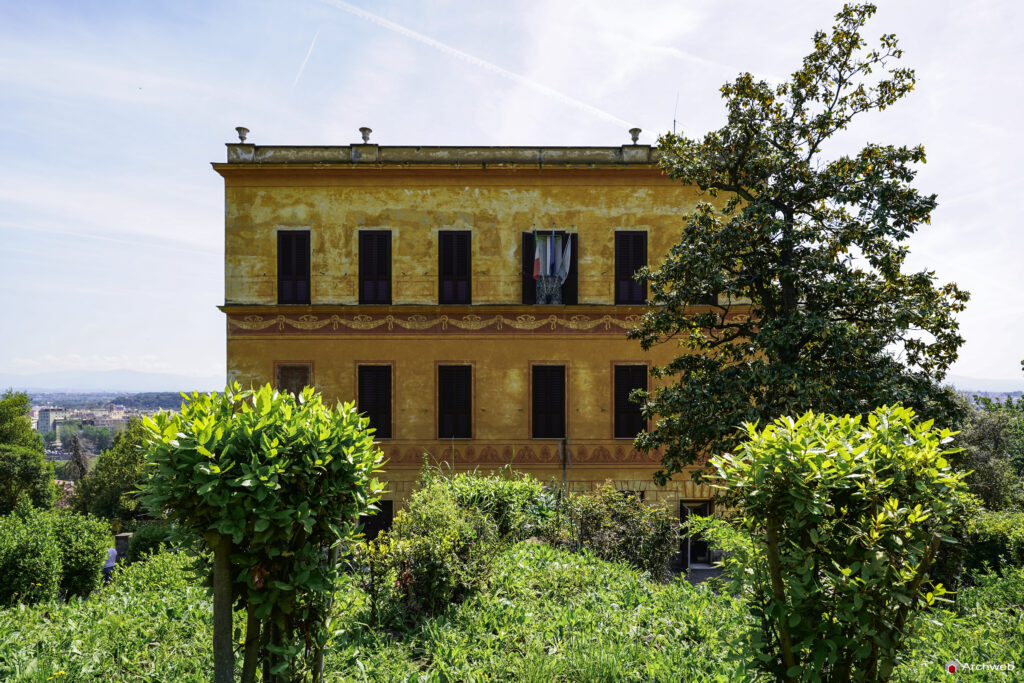 Villa Mazzanti a Roma, Fotografie della villa e del parco. Foto © Archweb.com