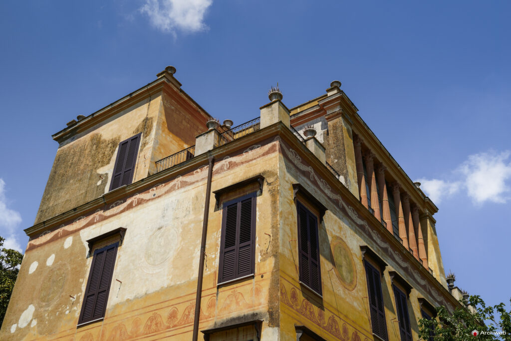 Villa Mazzanti a Roma, Fotografie della villa e del parco. Foto © Archweb.com