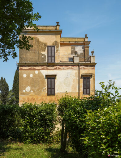 Villa Mazzanti a Roma, Fotografie della villa e del parco. Foto © Archweb.com