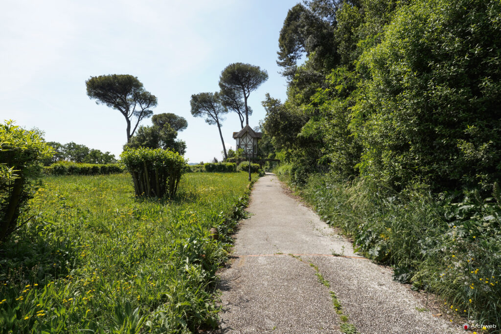 Villa Mazzanti a Roma, Fotografie della villa e del parco. Foto © Archweb.com