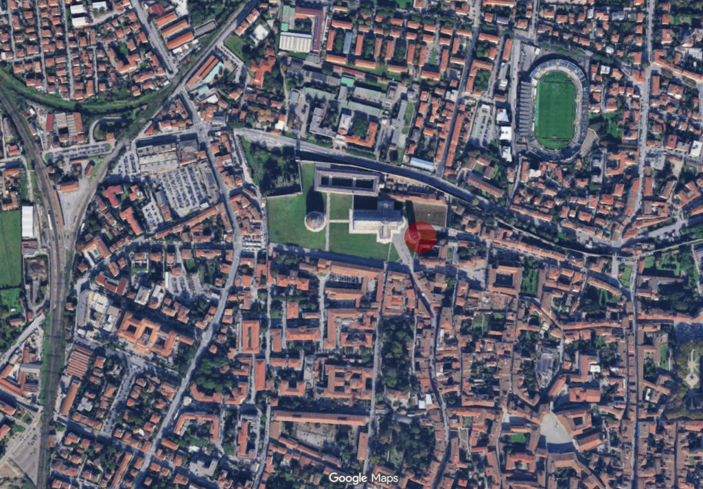 Torre di Pisa-Google Maps
