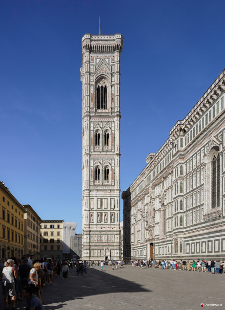 Campanile di Giotto a Firenze. Fotografie © Archweb.com