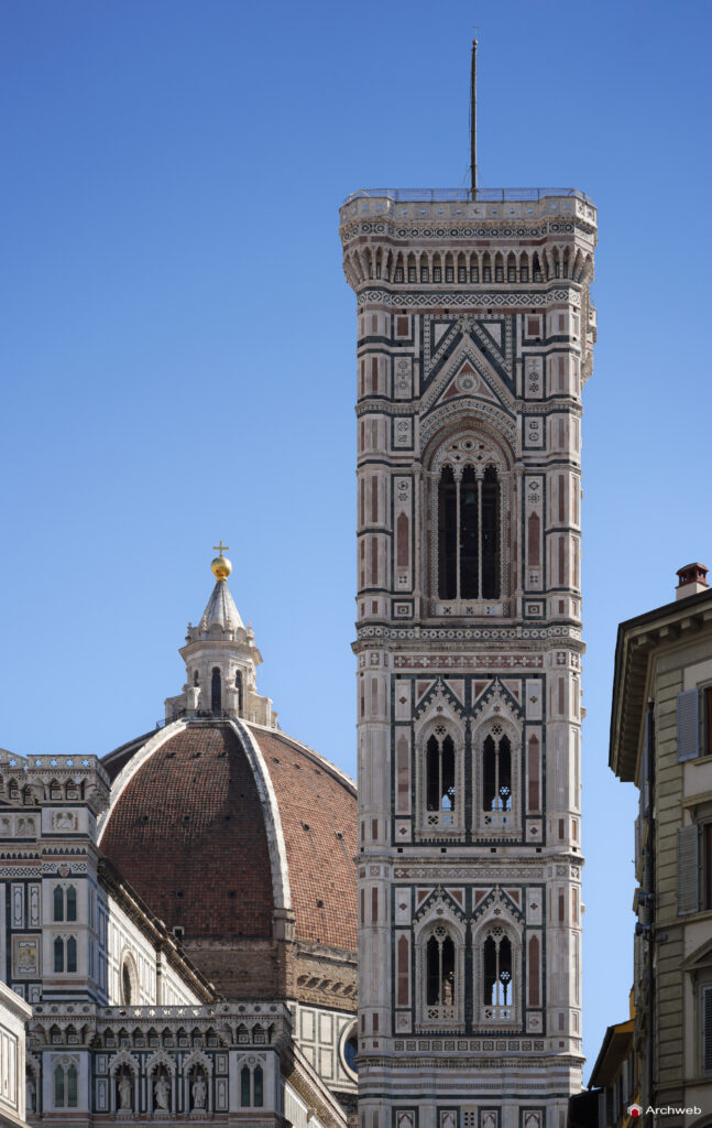 Campanile di Giotto a Firenze. Fotografie © Archweb.com