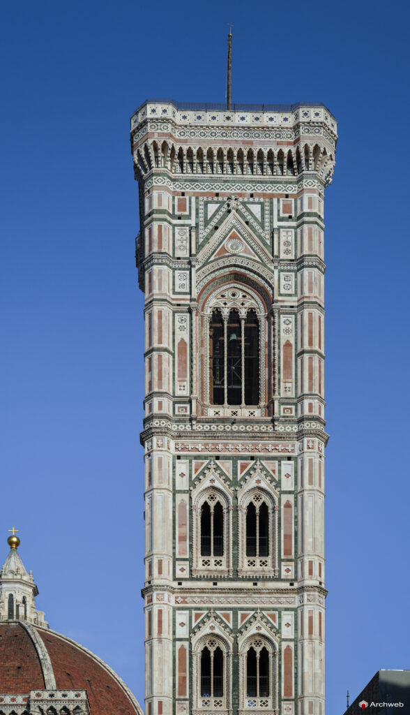 Campanile di Giotto a Firenze. Fotografie © Archweb.com