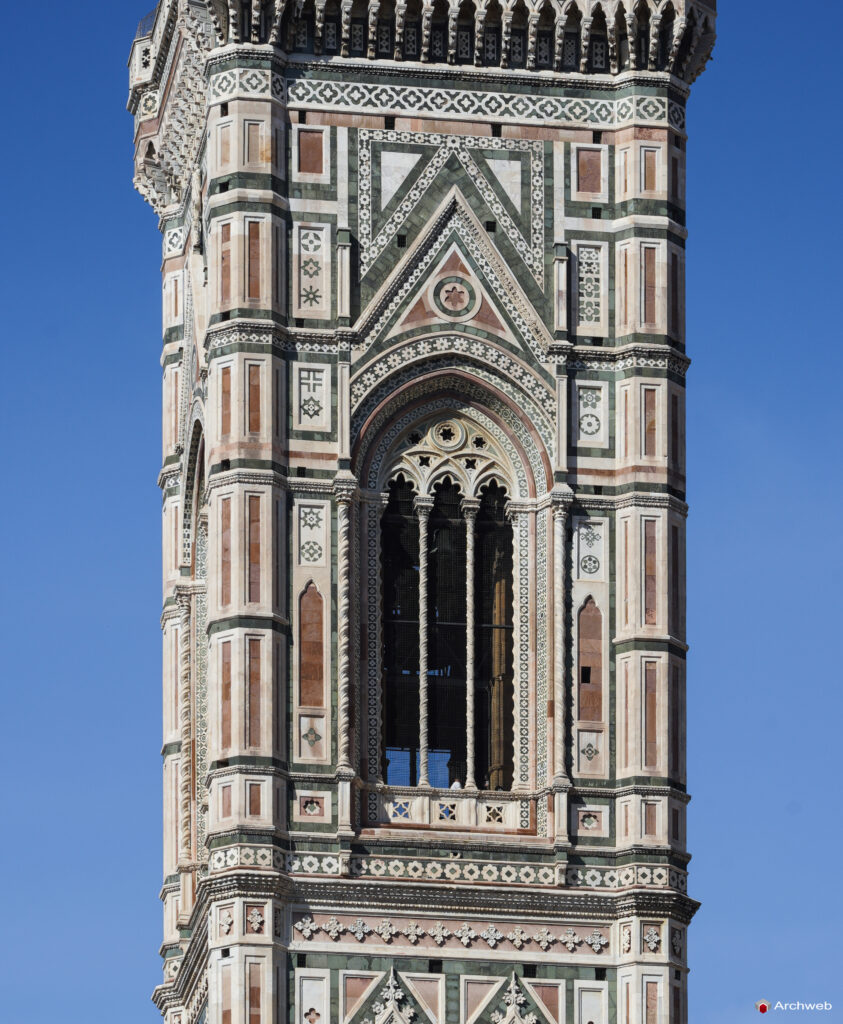 Campanile di Giotto a Firenze. Fotografie © Archweb.com
