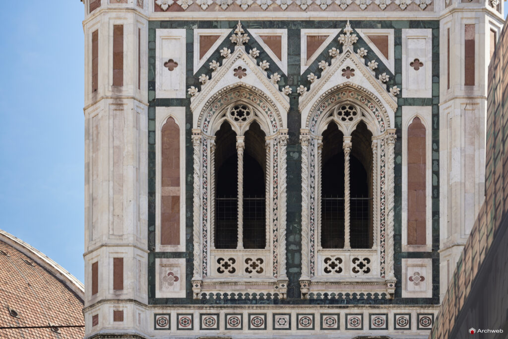 Campanile di Giotto a Firenze. Fotografie © Archweb.com