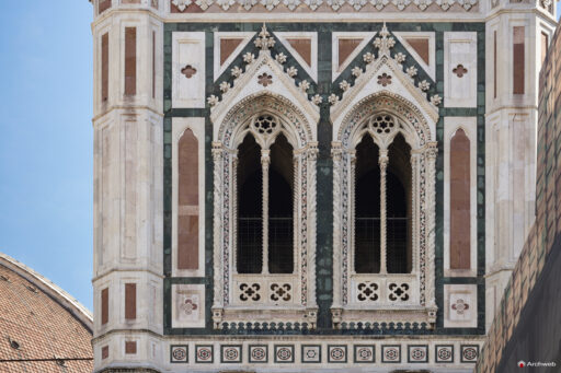 Campanile di Giotto a Firenze. Fotografie © Archweb.com