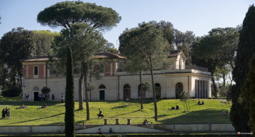 Casina di Raffaello a Villa Borghese. Fotografie © Archweb.com