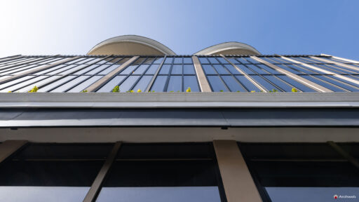 Il complesso per uffici a Piazzale Flaminio. Progetto di Luigi Moretti. Fotografie © Archweb.com