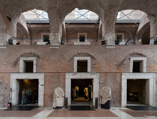 Mercati di Traiano a Roma. Interni. Fotografie © Archweb.com