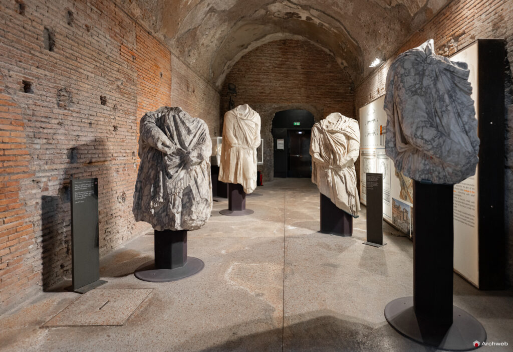 Mercati di Traiano a Roma. Interni. Fotografie © Archweb.com