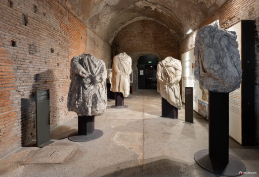 Mercati di Traiano a Roma. Interni. Fotografie © Archweb.com