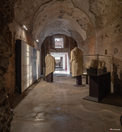 Mercati di Traiano a Roma. Interni. Fotografie © Archweb.com