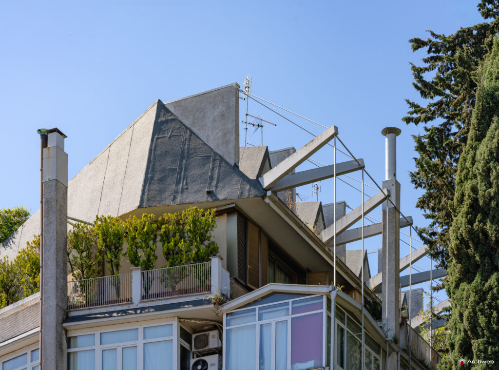 Palazzina in Via Luciani a Roma. Progetto dell'architetto Venturino Ventura. Fotografie © Archweb.com