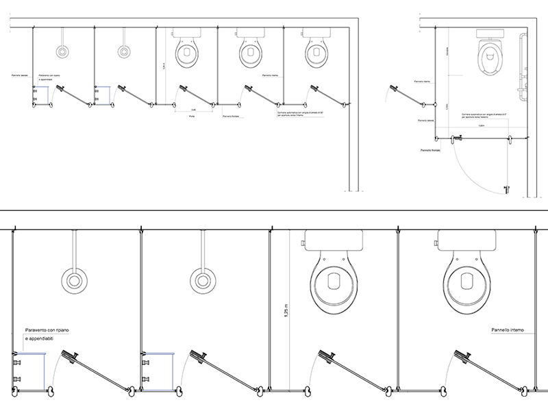 Pareti divisorie bagni 01 dwg Archweb