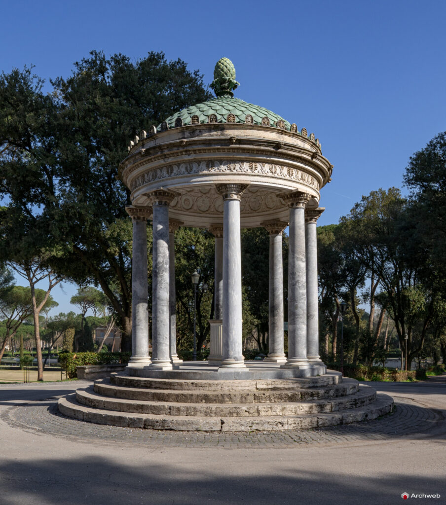 Tempietto di Diana a Villa Borghese. Fotografie © Archweb.com