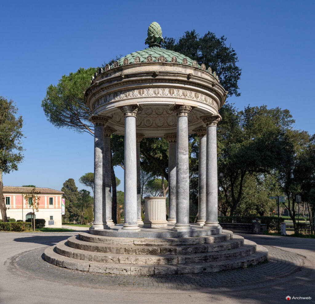Tempietto di Diana a Villa Borghese. Fotografie © Archweb.com