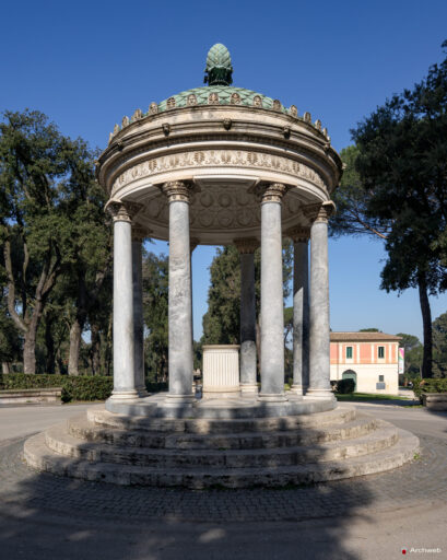 Tempietto di Diana a Villa Borghese. Fotografie © Archweb.com