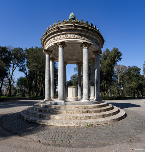 Tempietto di Diana a Villa Borghese. Fotografie © Archweb.com
