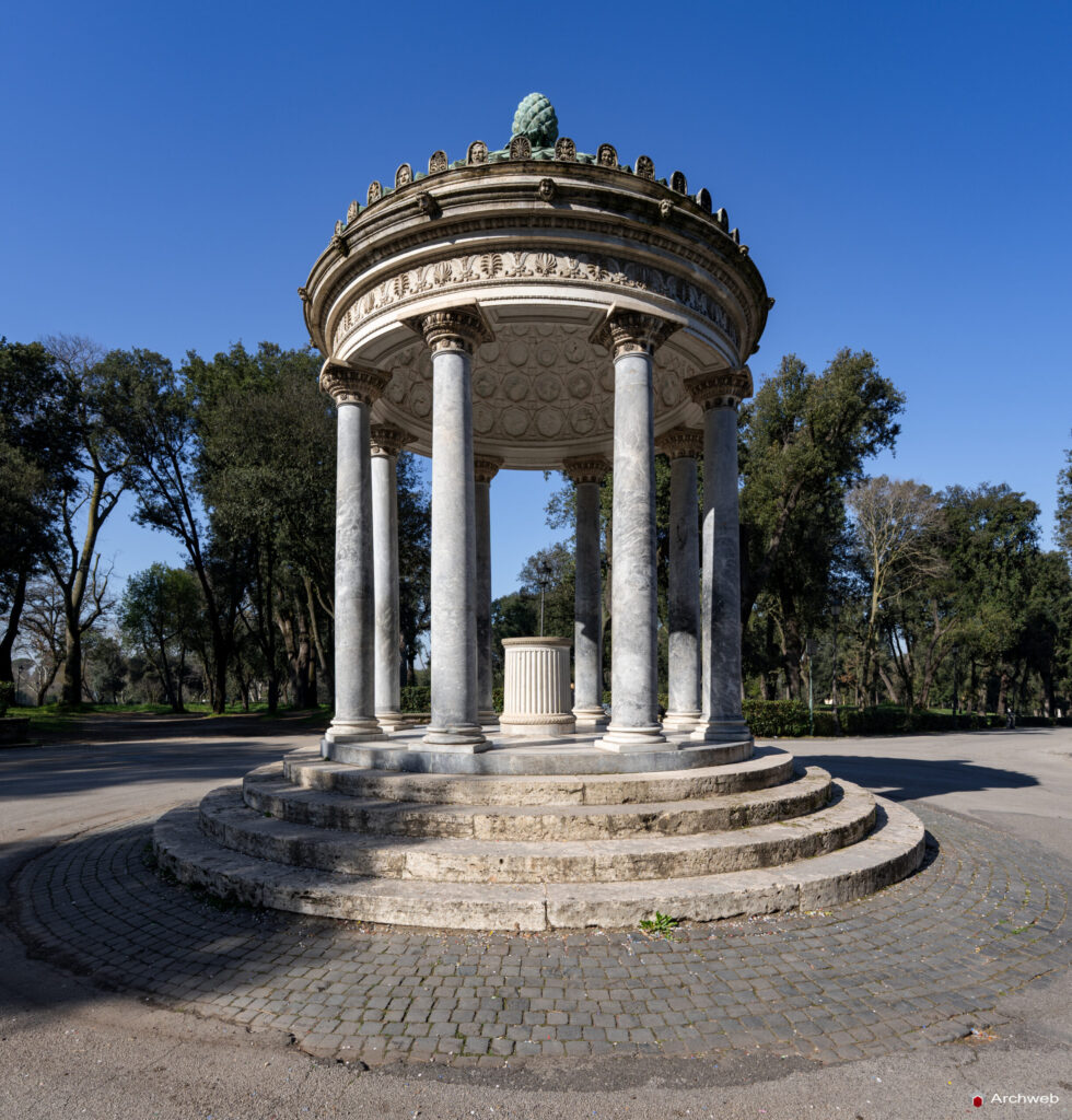 Tempietto di Diana a Villa Borghese. Fotografie © Archweb.com