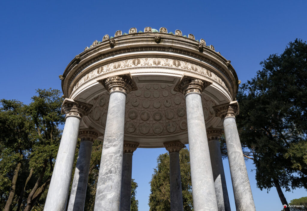 Tempietto di Diana a Villa Borghese. Fotografie © Archweb.com