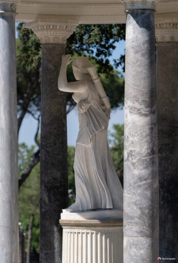 Tempietto di Diana a Villa Borghese. Fotografie © Archweb.com
