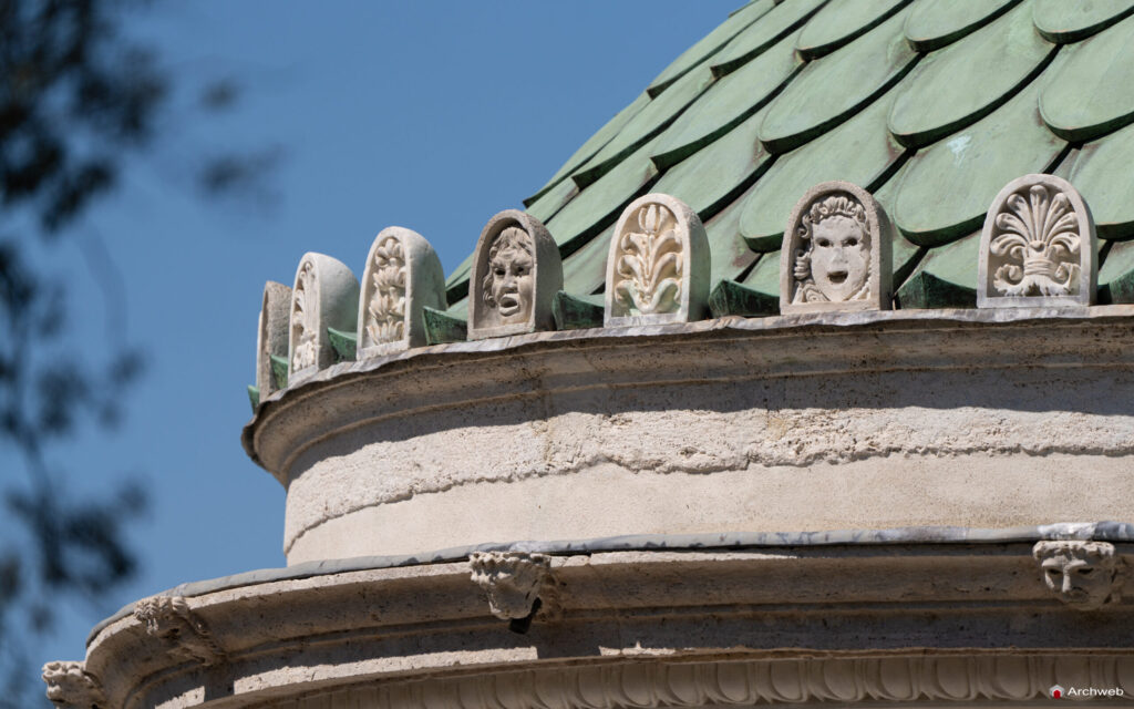 Tempietto di Diana a Villa Borghese. Fotografie © Archweb.com