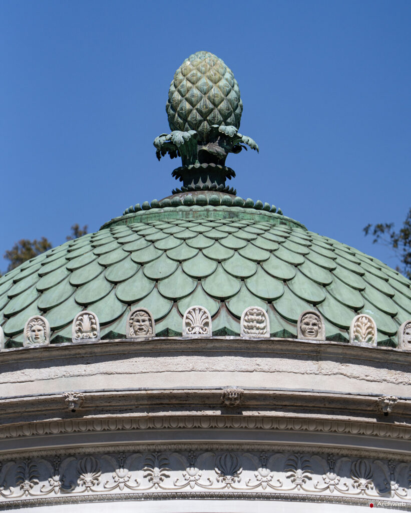 Tempietto di Diana a Villa Borghese. Fotografie © Archweb.com