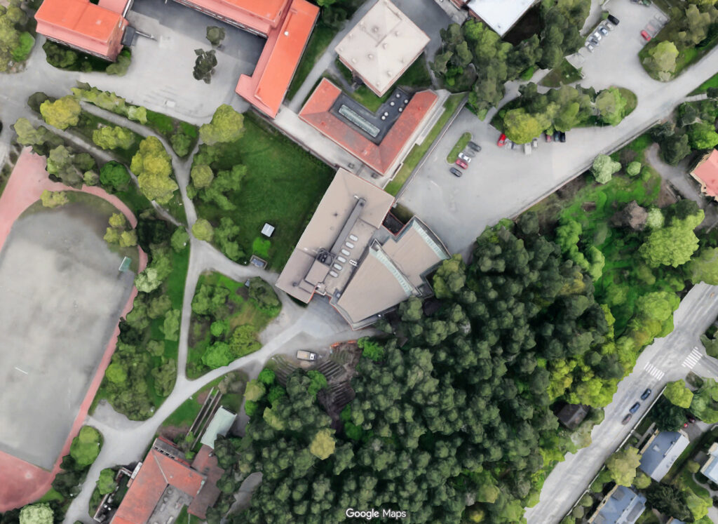 Alvar Aalto, Campus Universita Jyvaskyla. Google Maps