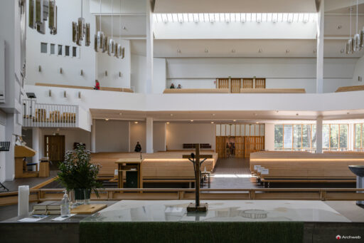 Chiesa della Croce a Lahti di Alvar Aalto. Fotografie © Archweb.com