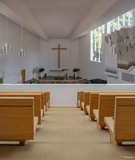 Chiesa della Croce a Lahti di Alvar Aalto. Fotografie © Archweb.com
