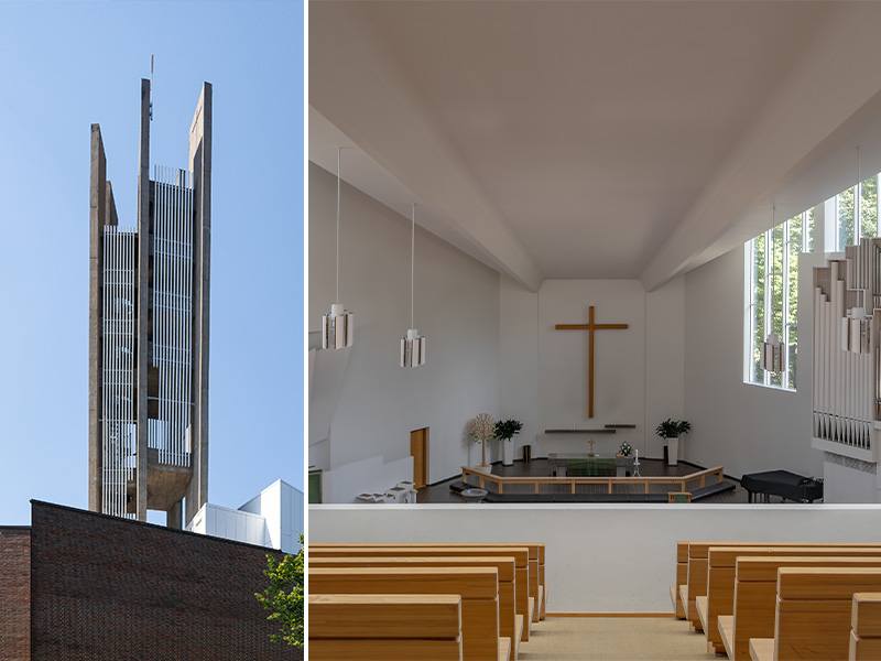 Chiesa della Croce a Lahti di Alvar Aalto. Fotografie © Archweb.com
