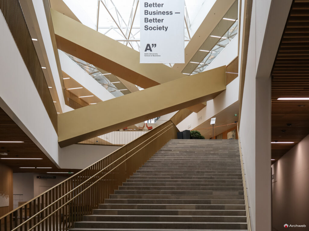 Aalto University a Espoo in Finlandia. Fotografie © Archweb.com