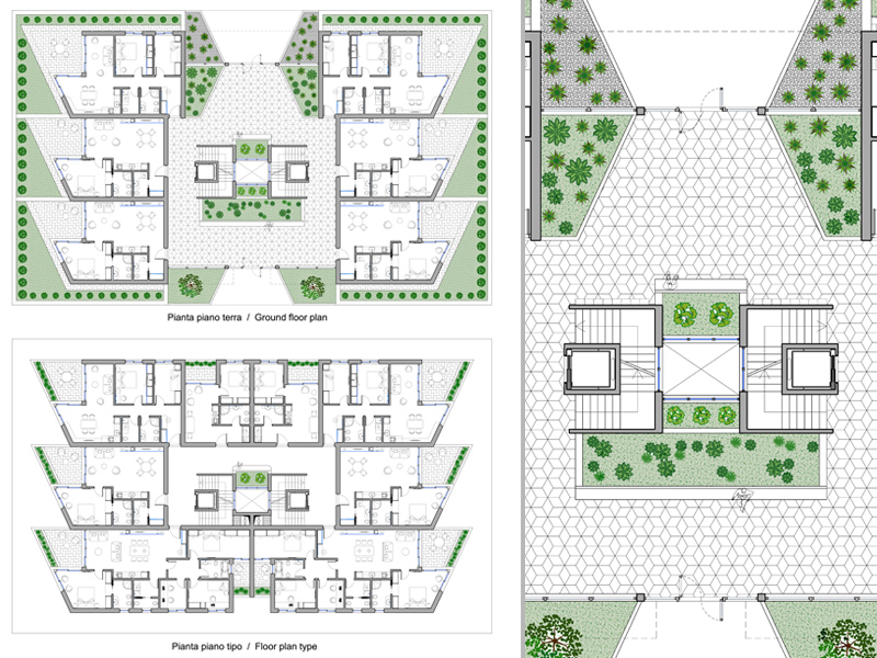 Aggregazione residenziale dwg 13