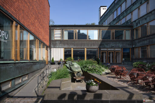 Casa della cultura di Helsinki, Kulttuuritalo, progettata da Alvar Aalto. Fotografie © Archweb.com
