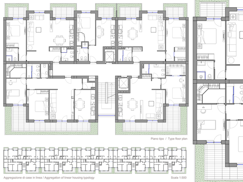 Casa in linea dwg 25