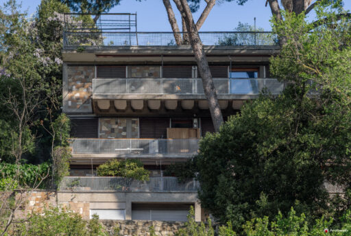 Casa a ville sovrapposte Minciaroni nel quartiere Parioli di Roma
