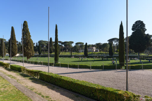 Piazza di Siena a Villa Borghese. Fotografie © Archweb.com