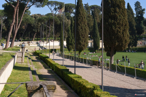 Piazza di Siena a Villa Borghese. Fotografie © Archweb.com
