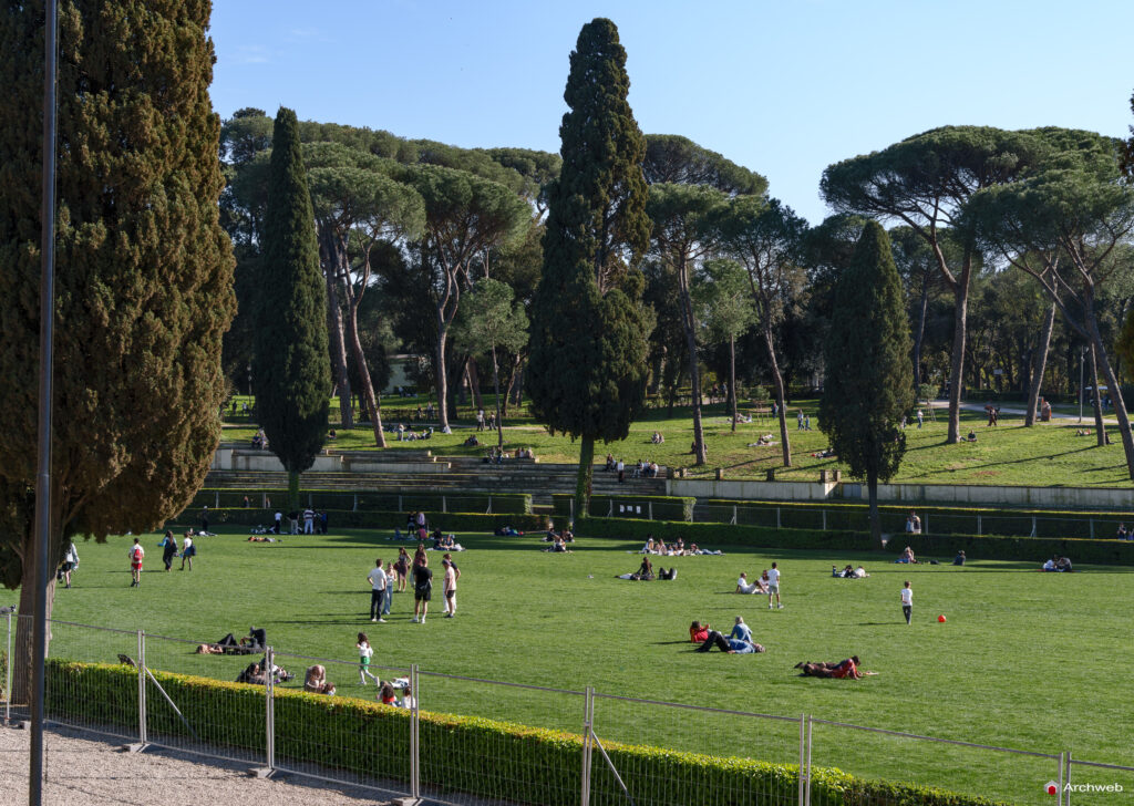 Piazza di Siena a Villa Borghese. Fotografie © Archweb.com