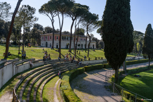 Piazza di Siena a Villa Borghese. Fotografie © Archweb.com
