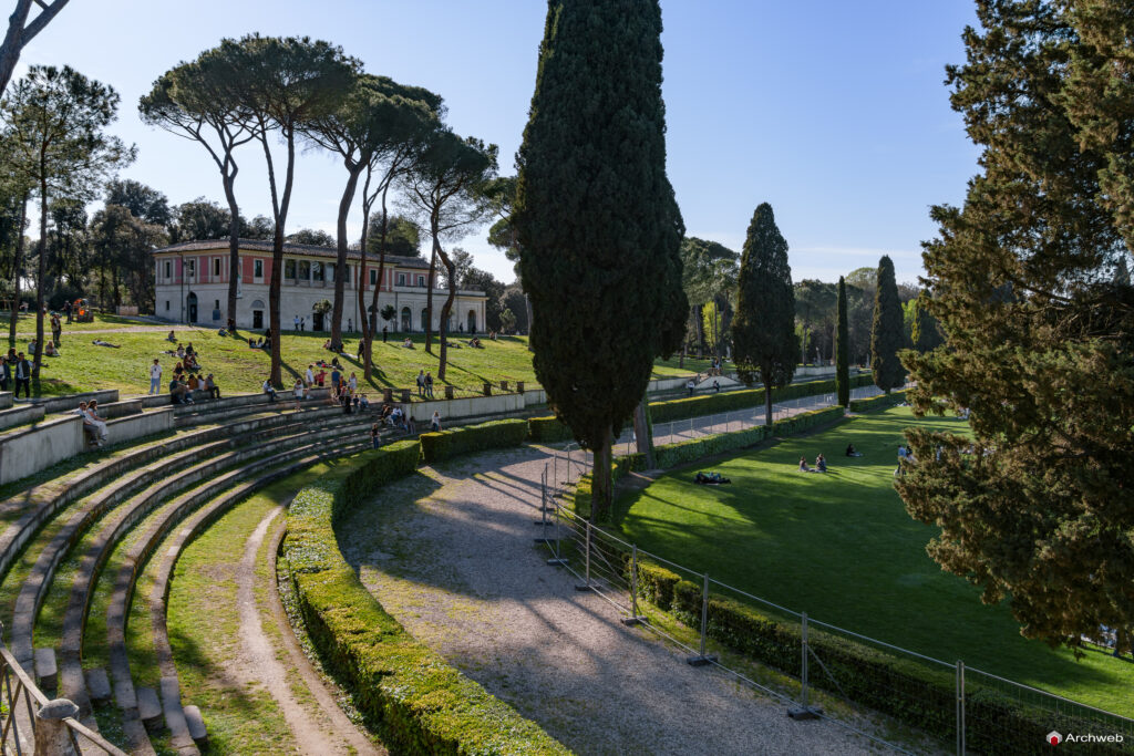 Piazza di Siena a Villa Borghese. Fotografie © Archweb.com