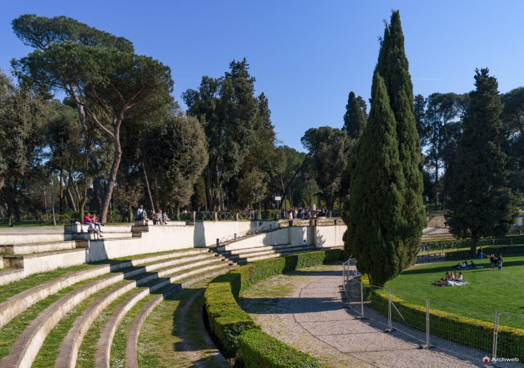 Piazza di Siena a Villa Borghese. Fotografie © Archweb.com