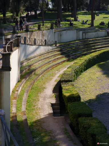 Piazza di Siena a Villa Borghese. Fotografie © Archweb.com