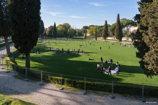 Piazza di Siena a Villa Borghese. Fotografie © Archweb.com