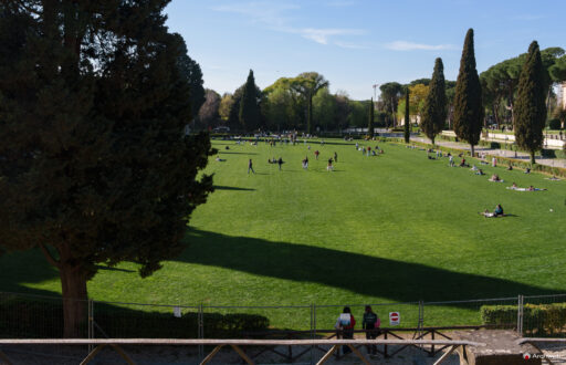 Piazza di Siena a Villa Borghese. Fotografie © Archweb.com