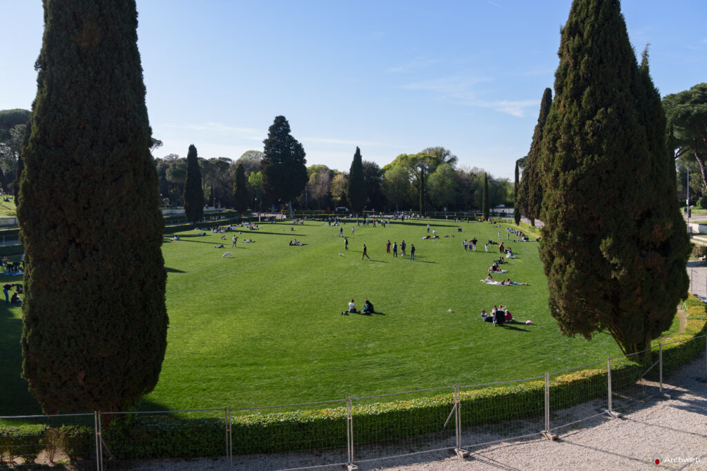 Piazza di Siena a Villa Borghese. Fotografie © Archweb.com