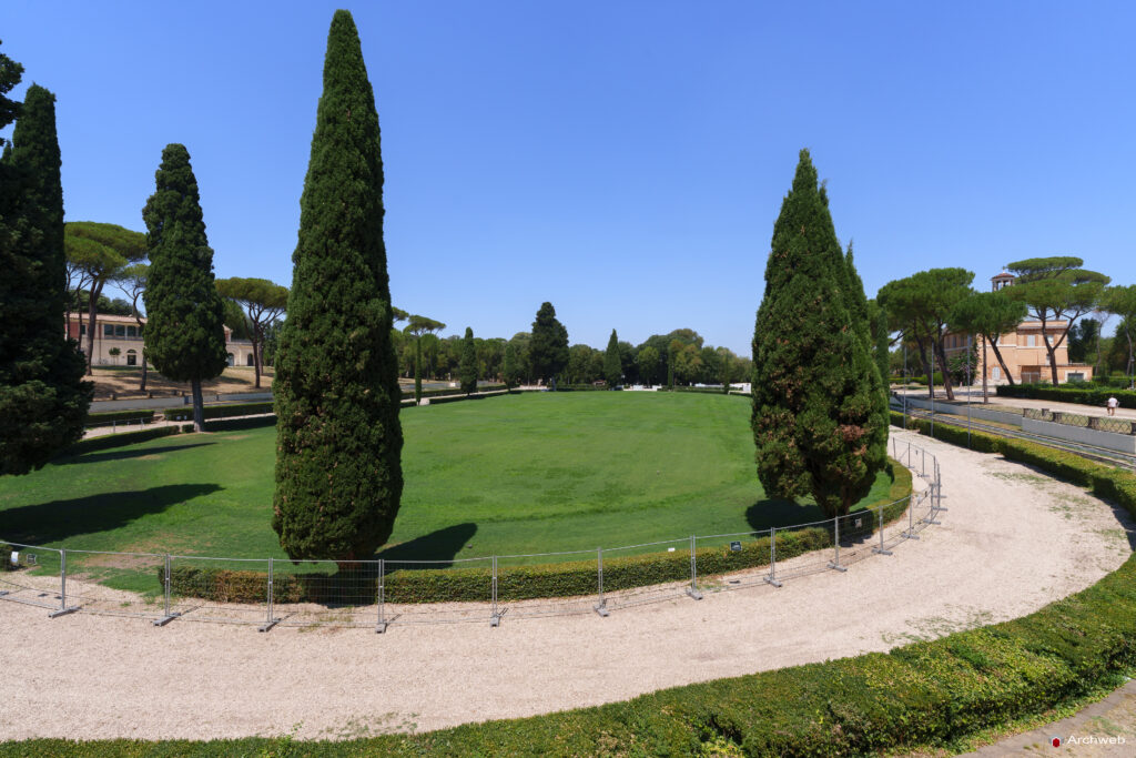 Piazza di Siena a Villa Borghese. Fotografie © Archweb.com