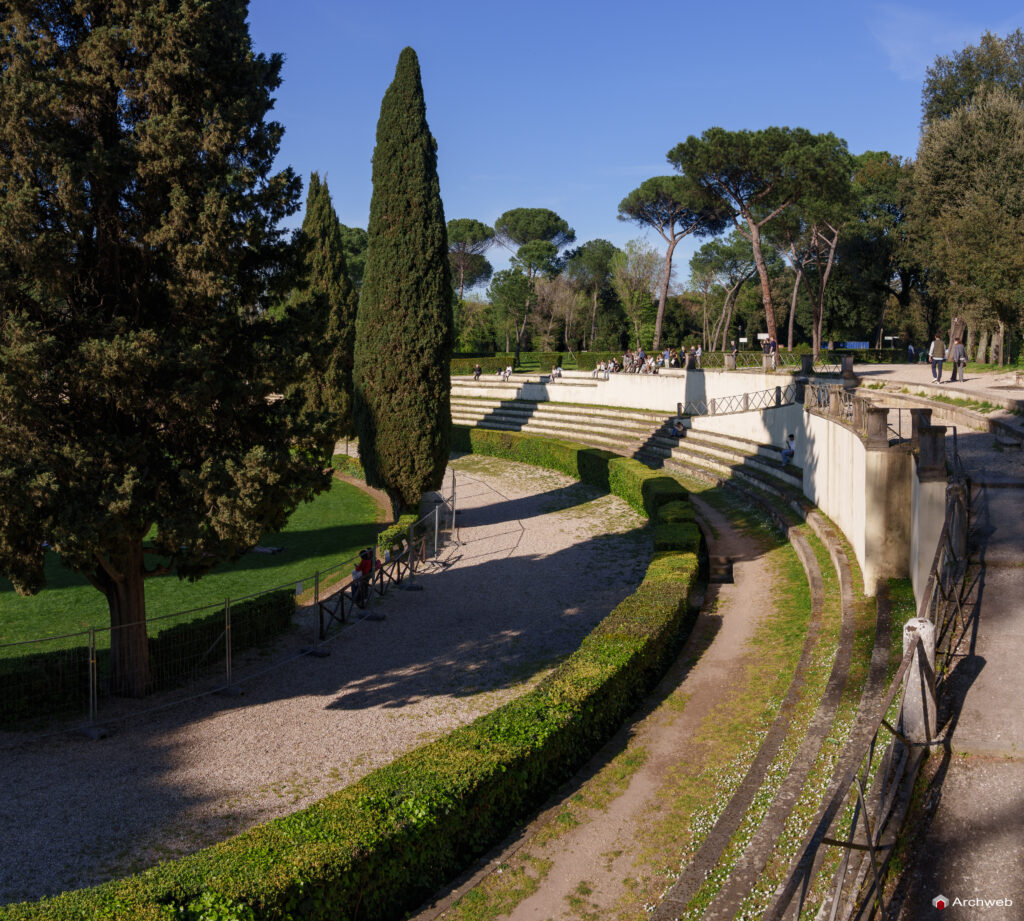 Piazza di Siena a Villa Borghese. Fotografie © Archweb.com